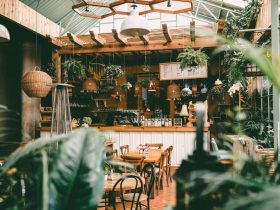 brown wooden table and chairs